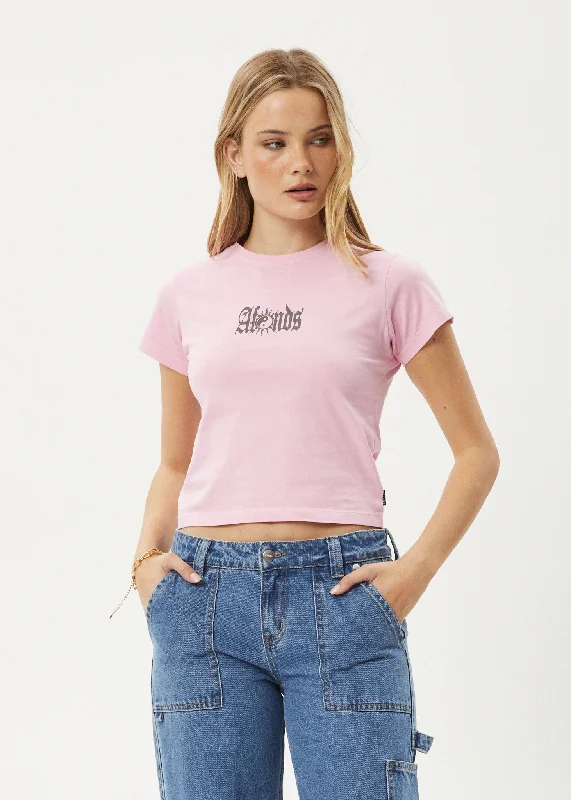 AFENDS Womens Sunbite - Baby Tee - Pink