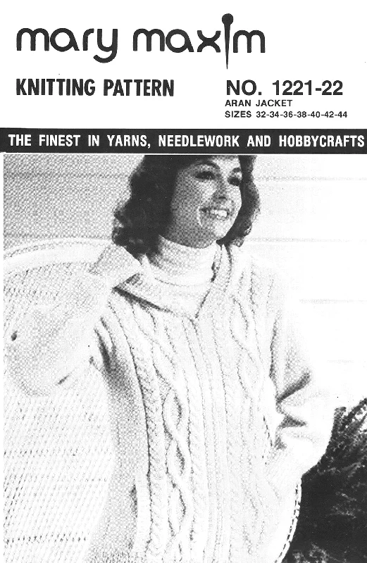 Aran Jacket Pattern