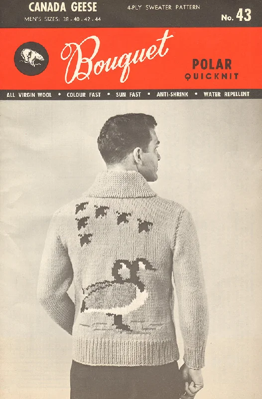 Canada Geese Cardigan Pattern