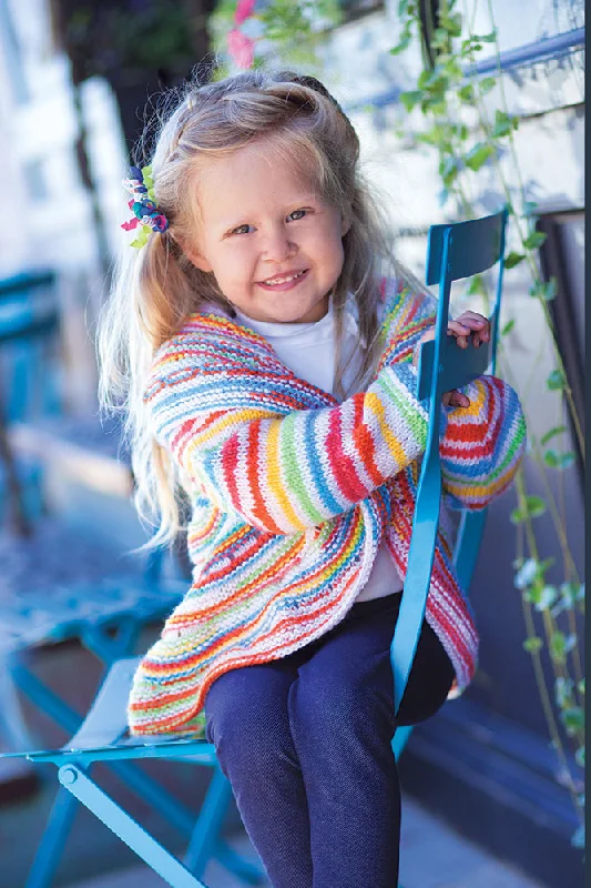 Circles and Stripes Cardigan Pattern