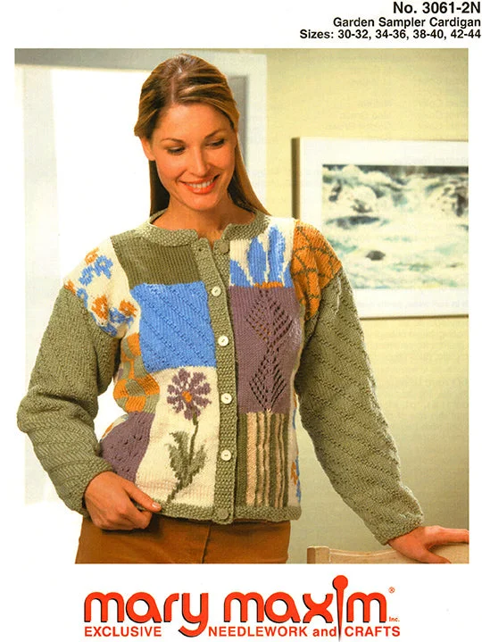 Garden Sampler Cardigan Pattern