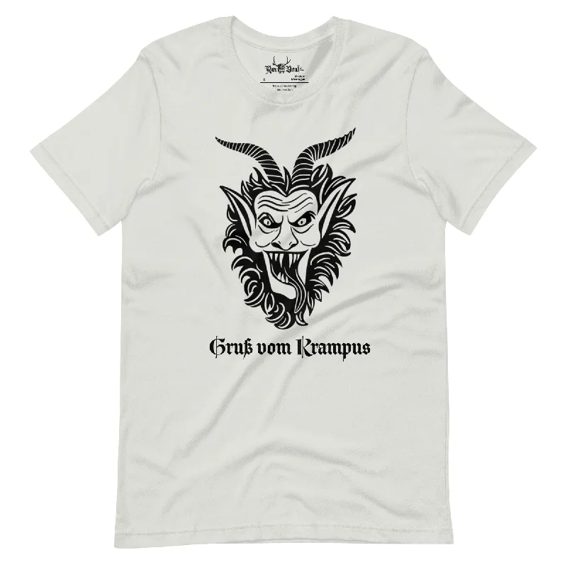 Gruß vom Krampus' Short-Sleeve Unisex T-Shirt | Silver