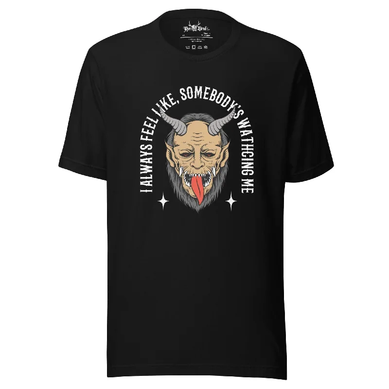 Somebody's Watching Me - Krampus Short Sleeve Tee | Black