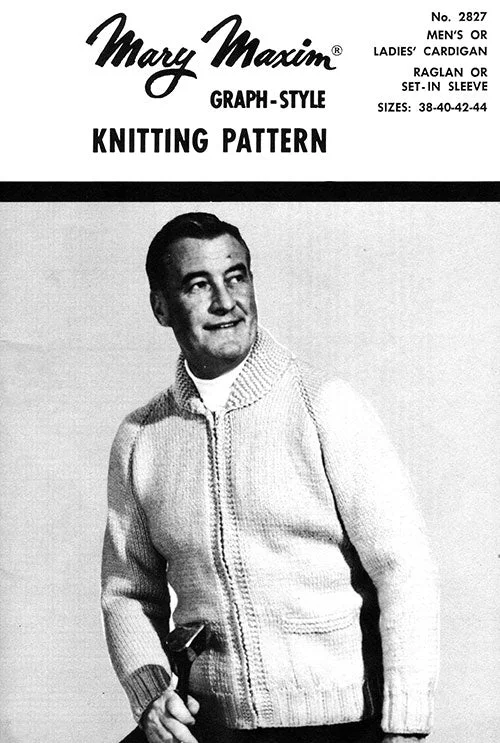 Men's or Ladies' Cardigan Pattern