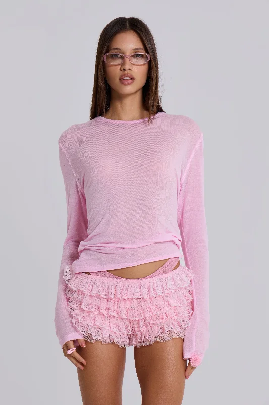 Pink Mist Long Sleeve Top