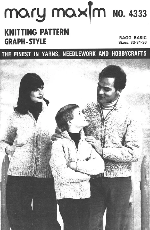 Ragg Basic Cardigan Pattern