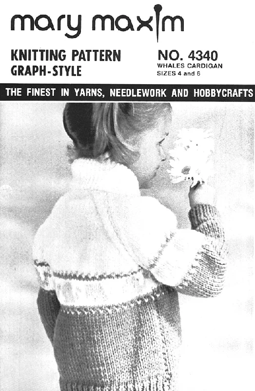 Whales Cardigan Pattern