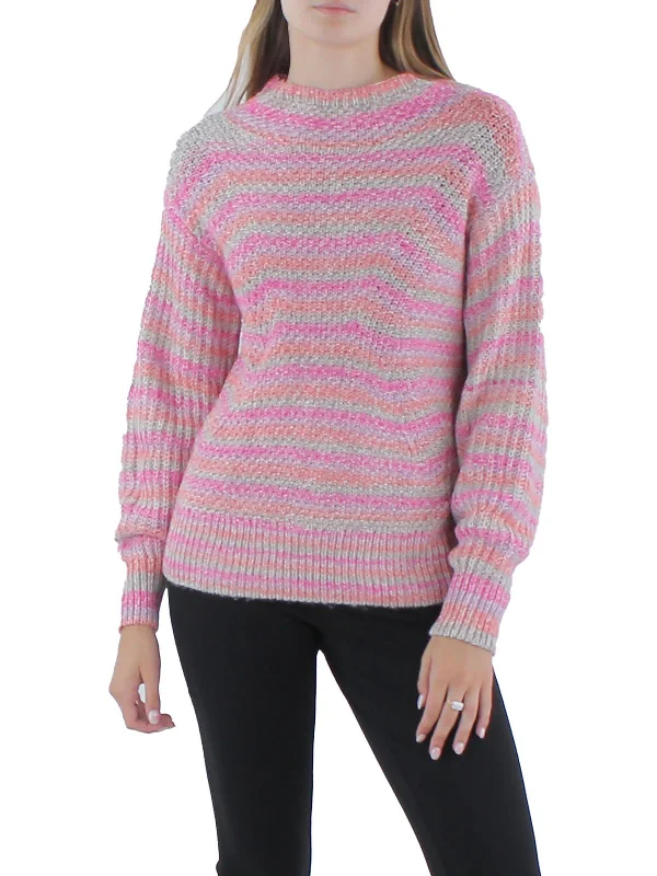 Womens Crochet Winter Solstice Pullover Sweater