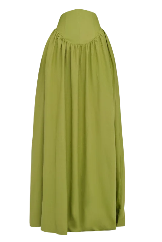 Pado Corset Lime Maxi Skirt