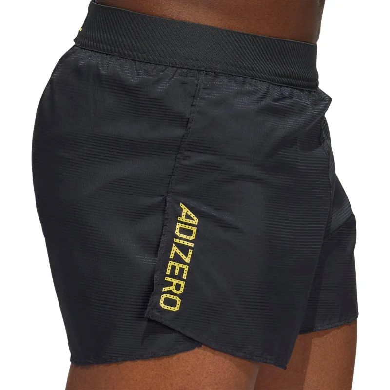 adidas Adizero Engineered Split Mens Running Shorts - Grey