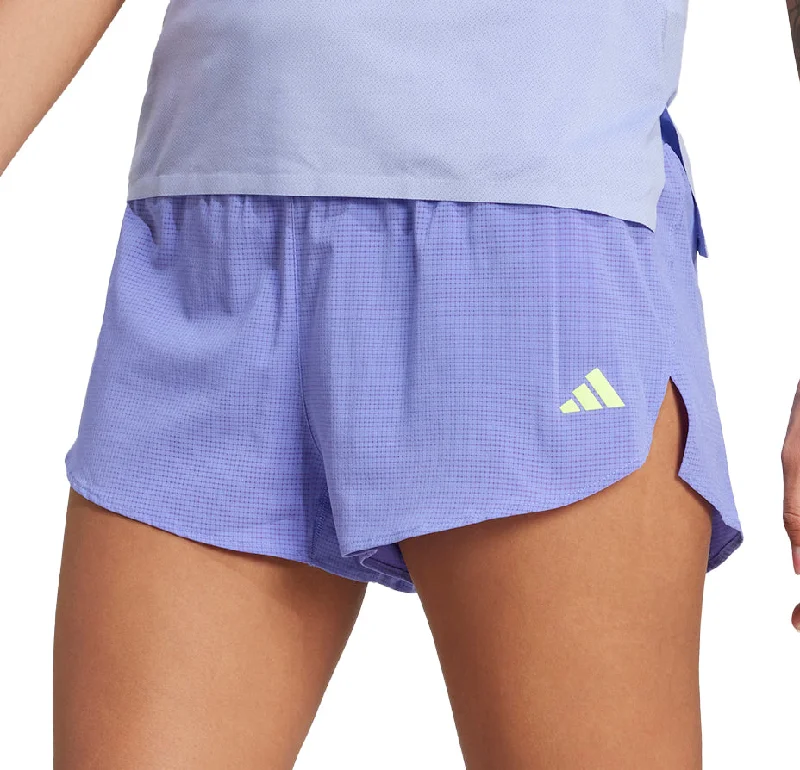 adidas Adizero Gel Womens Running Shorts - Blue