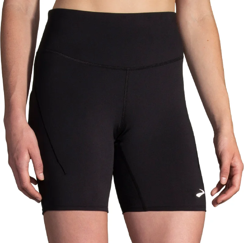 Brooks Spark 8 Inch Womens Short Running Tights - Black