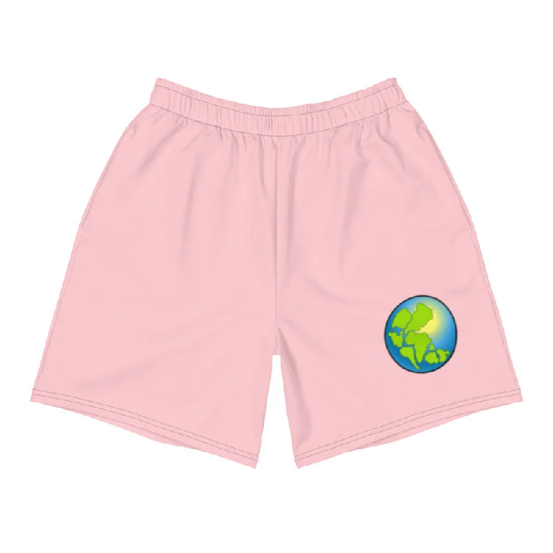 Made World Men's Athletic Long Shorts (Pink)