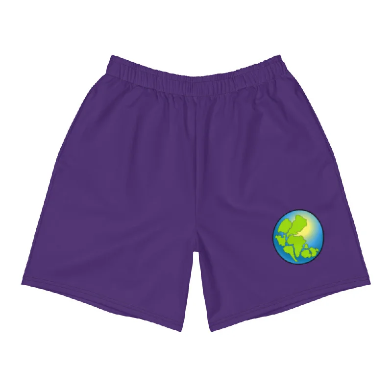 Made World Men's Athletic Long Shorts (Purple)