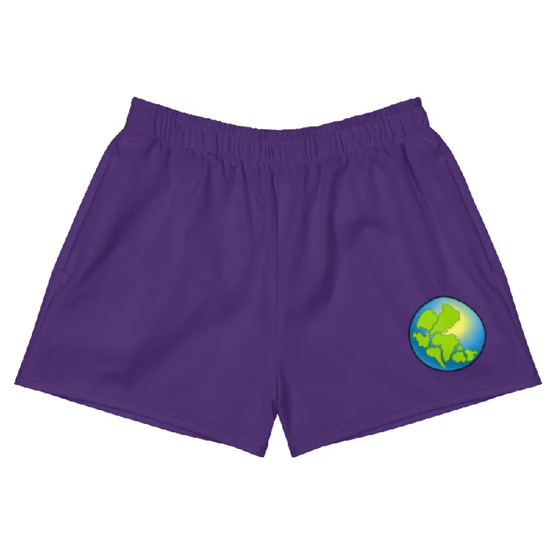 Made World Women's Athletic Short Shorts (Purple)