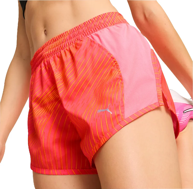 Puma Favourite Velocity 3 Inch Womens Running Shorts - Pink