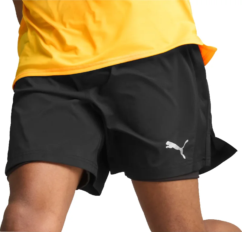 Puma Run Favourite Velocity 2 In 1 Mens Running Shorts - Black