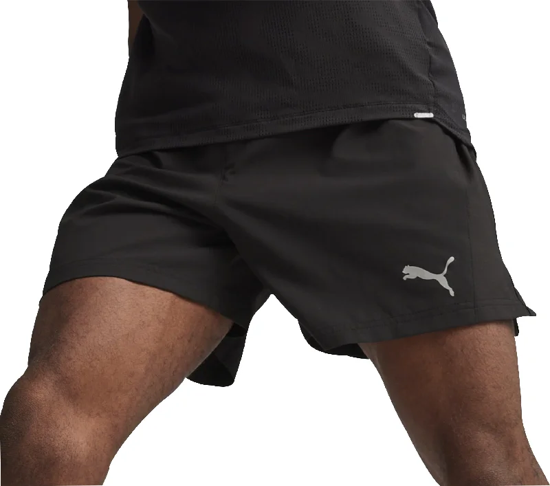 Puma Run Velocity Ultraweave 5 Inch Mens Running Shorts - Black