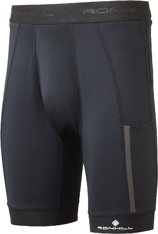 Ronhill Tech Stretch Ultra 8 Inch Mens Short Running Tights - Black