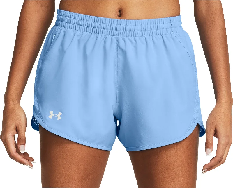 Under Armour Fly By 3 Inch Womens Running Shorts - Blue