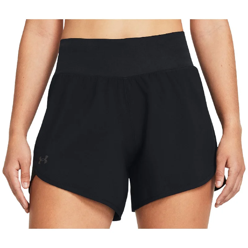 Under Armour Fly By Elite 5 Inch Womens Running Shorts - Black