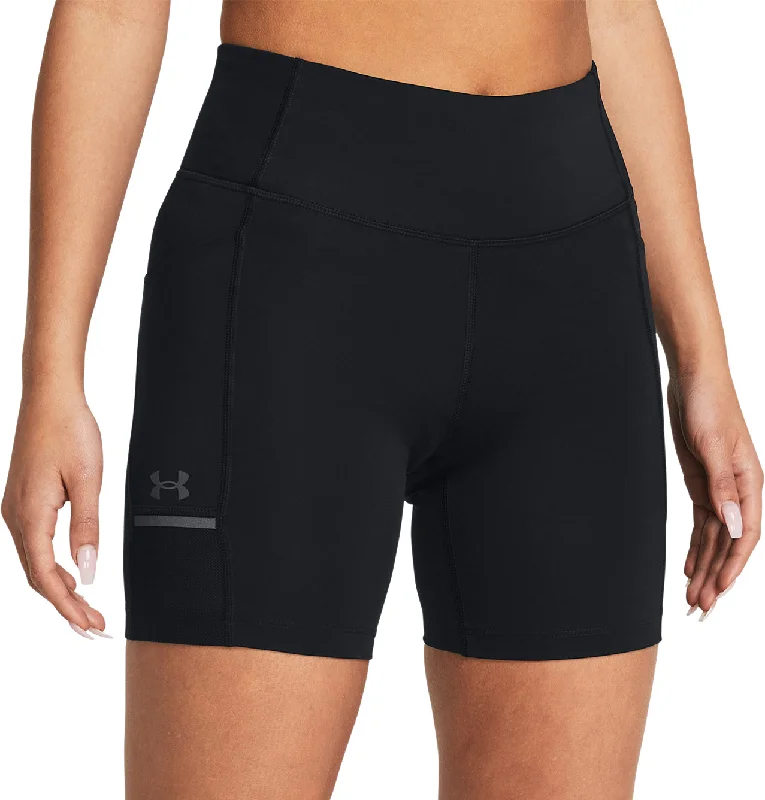 Under Armour Launch 6 Inch Womens Short Running Tights - Black