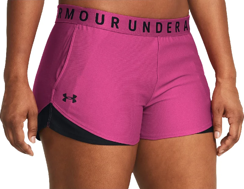 Under Armour Play Up 3.0 Womens Running Shorts - Pink