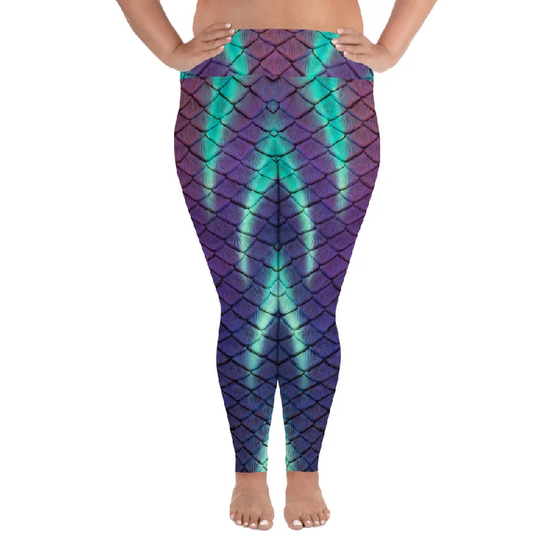 Aurora Borealis Plus Size Leggings