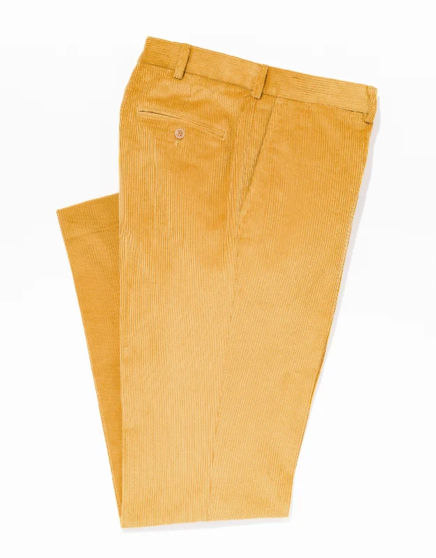 GOLD CORDUROY PANTS