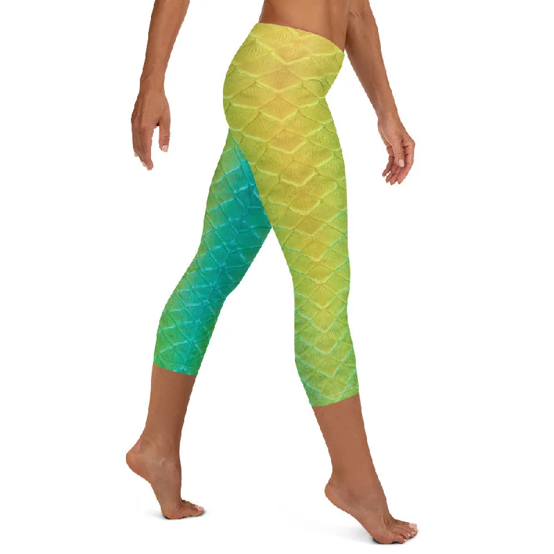 Jellyfish Jungle Capri Leggings