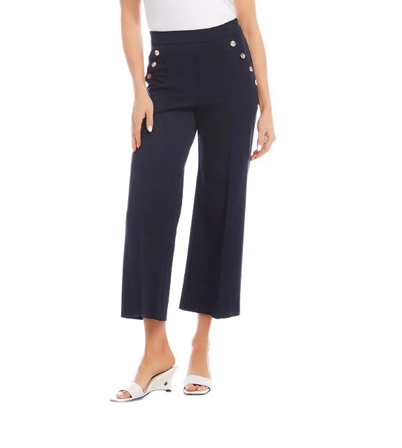 Neptune Cropped Pants Midnight Blue