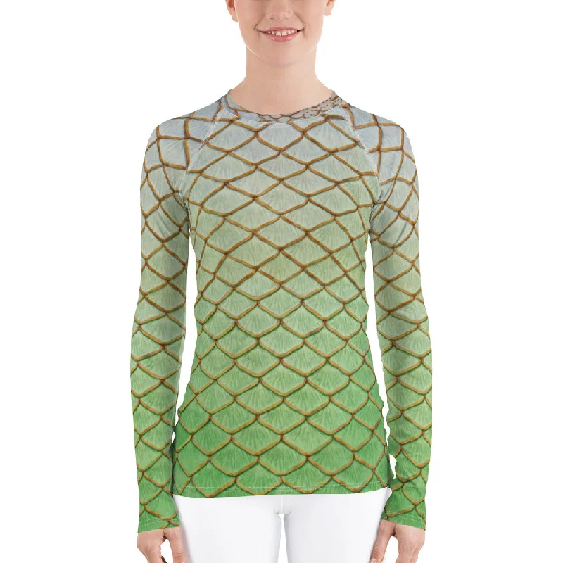 The Luna Moth Fitted Rash Guard