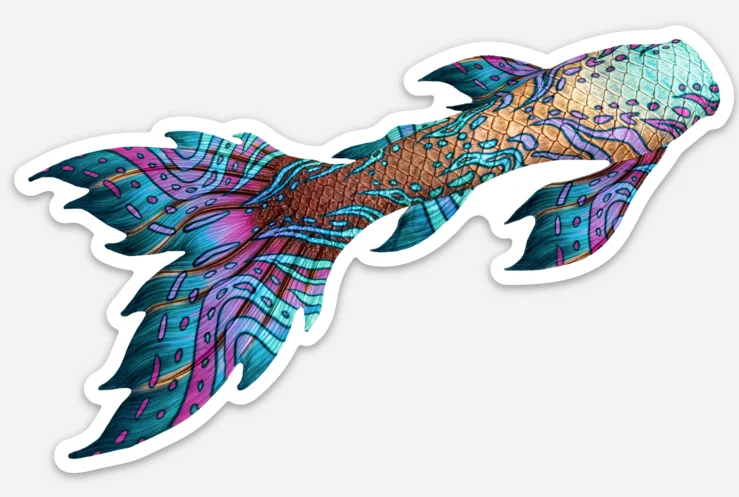 Treasure Cove Signature Tail Sticker