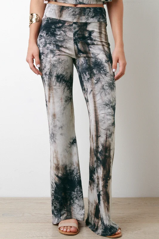 High Waisted Tie Dye Pants