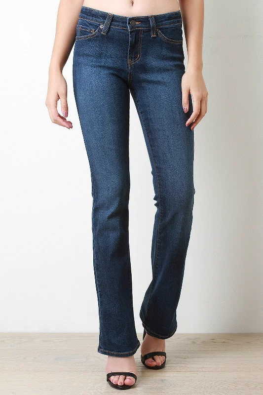 Tanzanite Wash Boot Flare Jeans