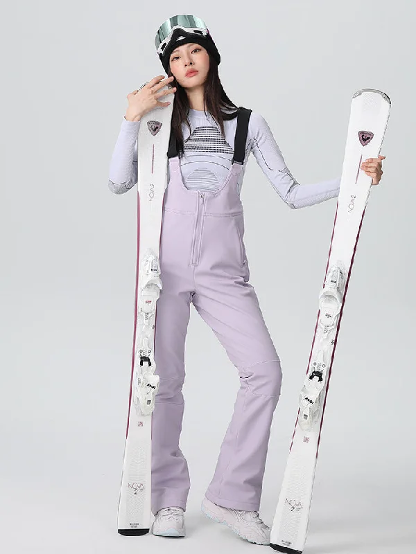 Women's Searipe Tailored Flex Flare Ski Bibs Overalls